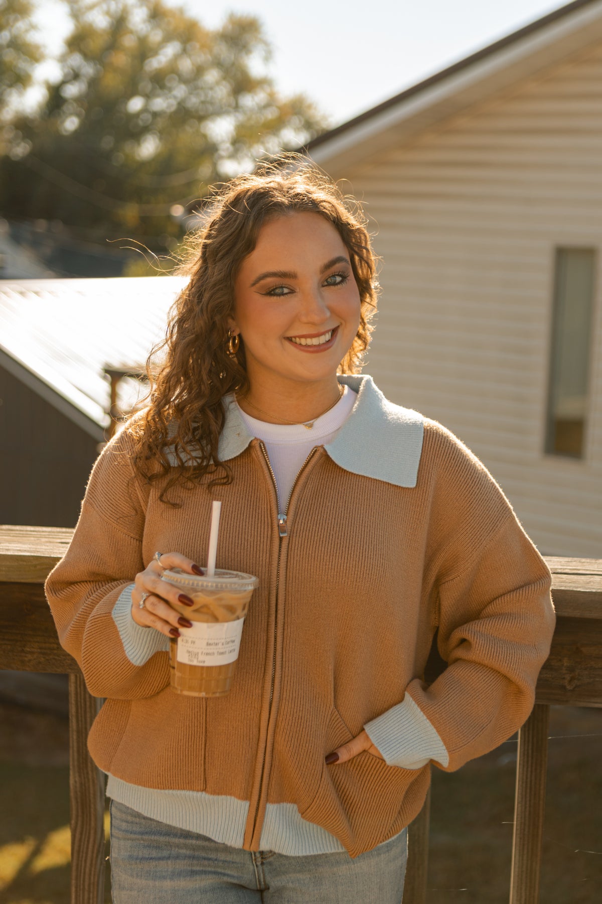 Caramel cloud sweater
