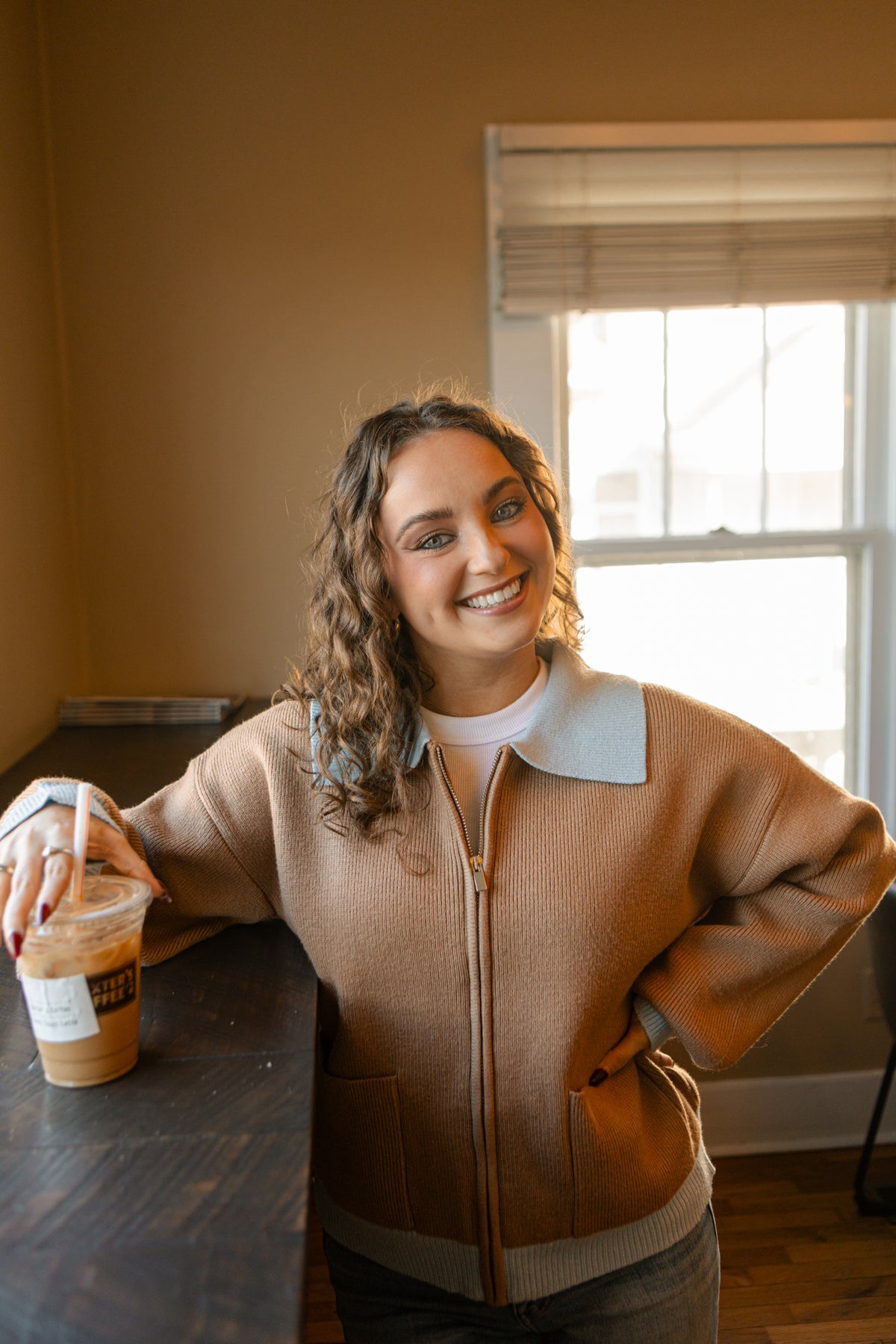 Caramel cloud sweater