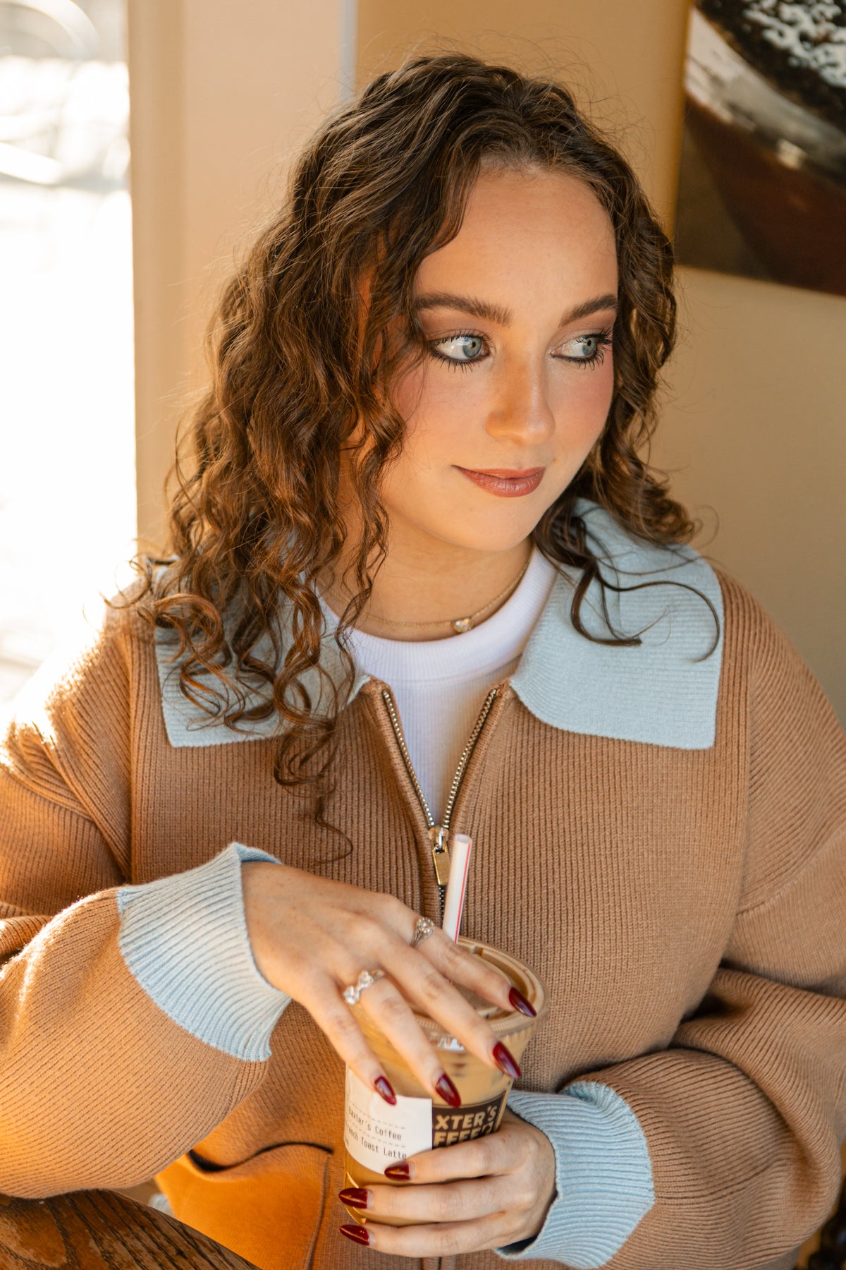 Caramel cloud sweater