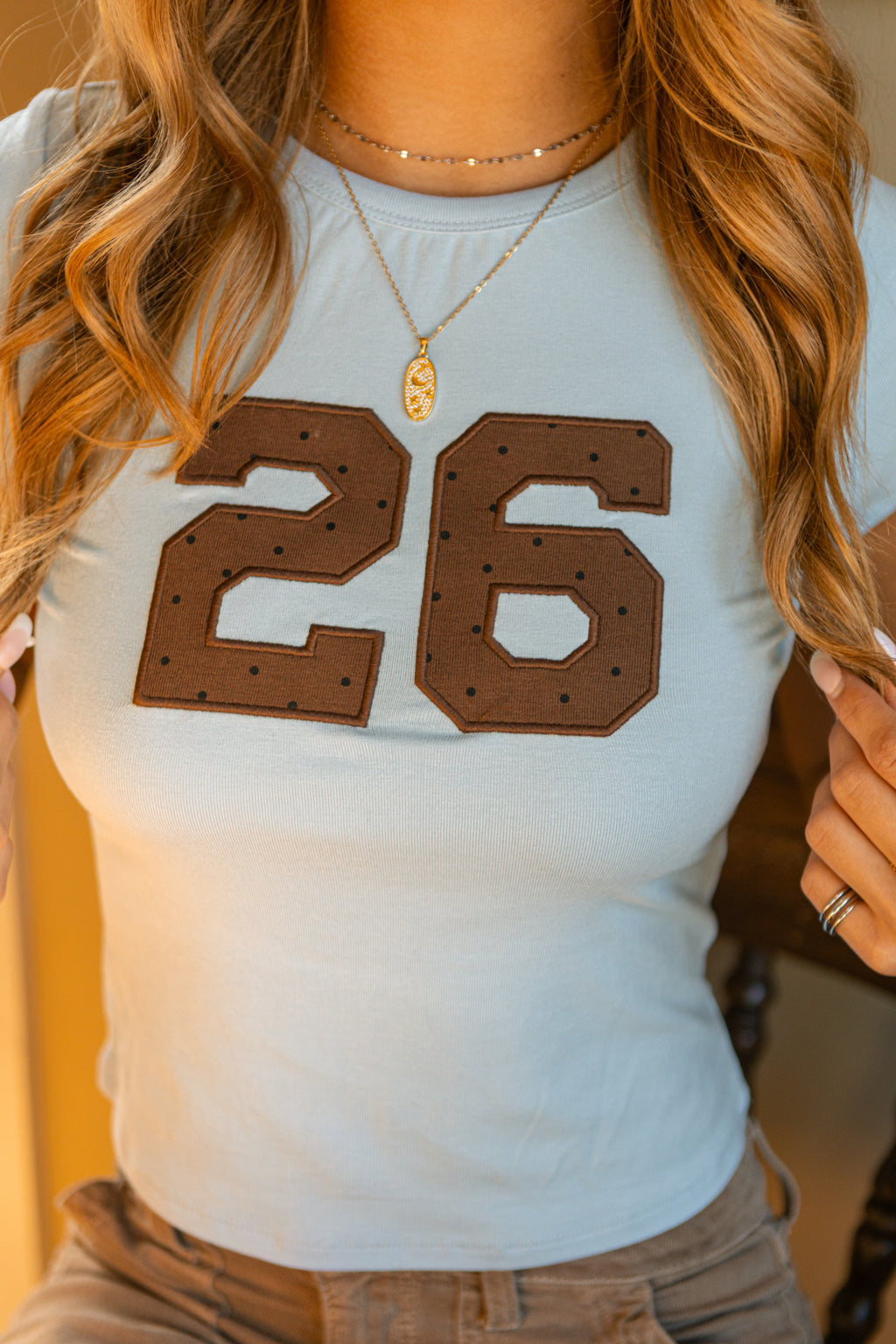 blue brew baby tee