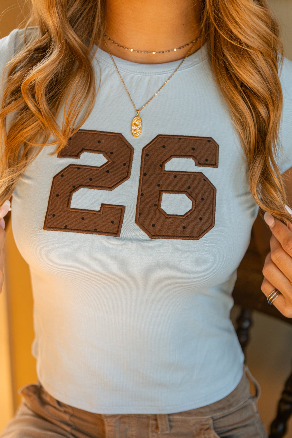 blue brew baby tee