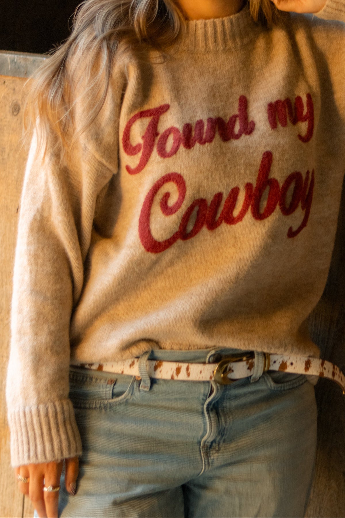 Cowboy lover sweater