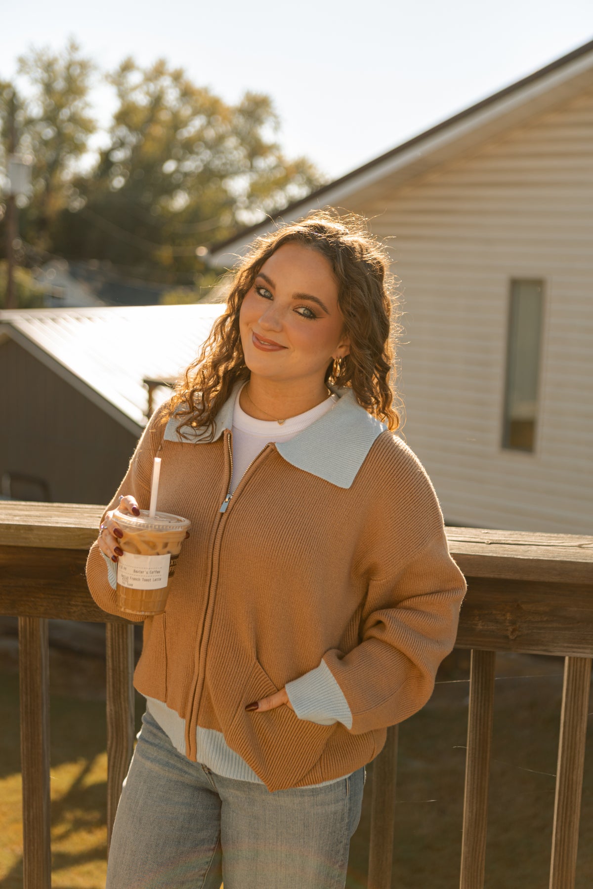 Caramel cloud sweater